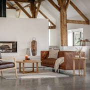 Dalton Sofa in Antique Brown Leather
