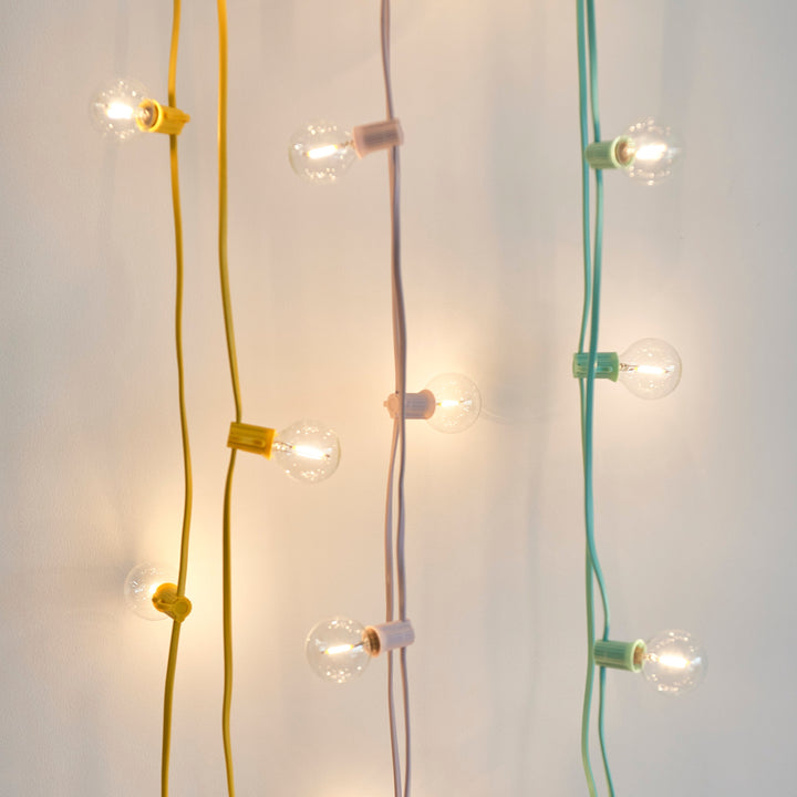 Indoor Outdoor Pastel Festoon Lights