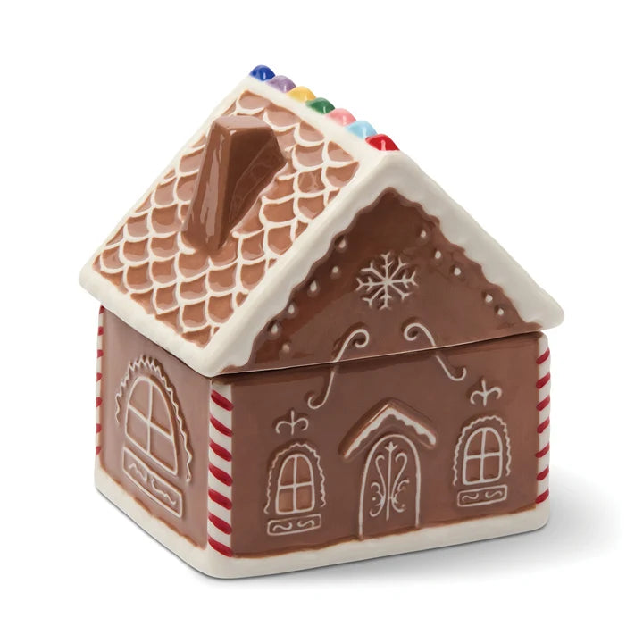 Gingerbread Ceramic House Candle
