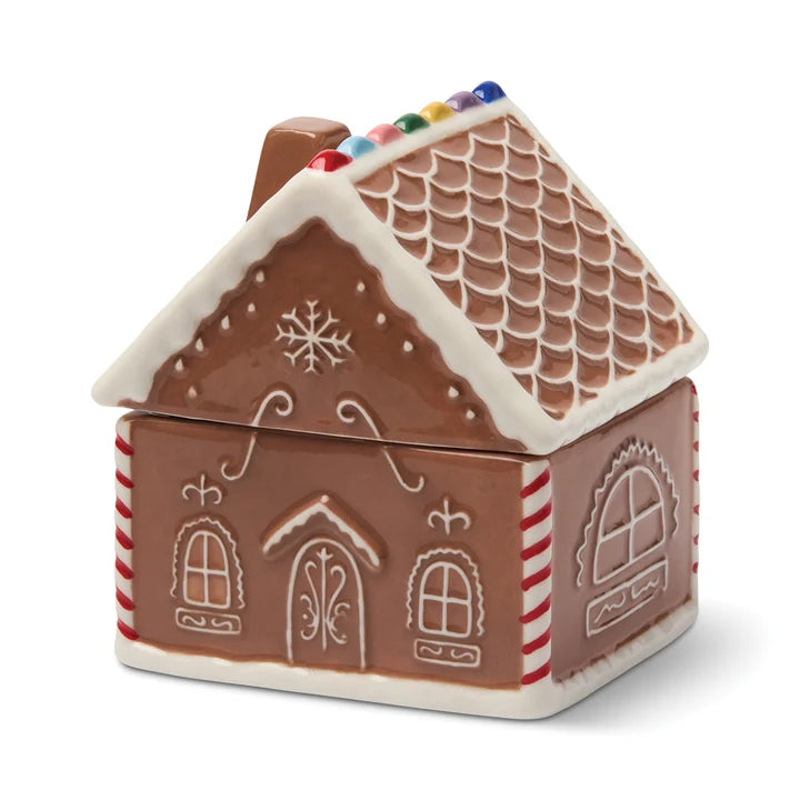 Gingerbread Ceramic House Candle