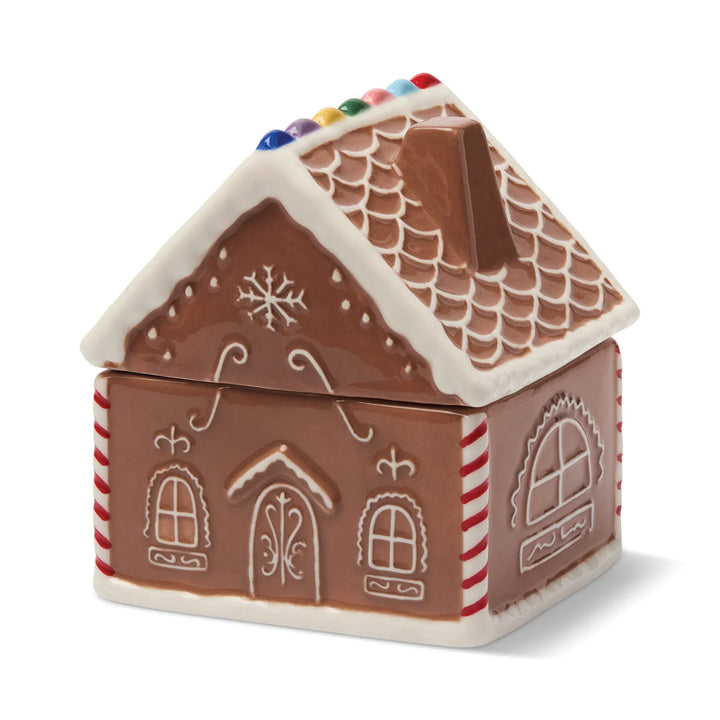 Gingerbread Ceramic House Candle