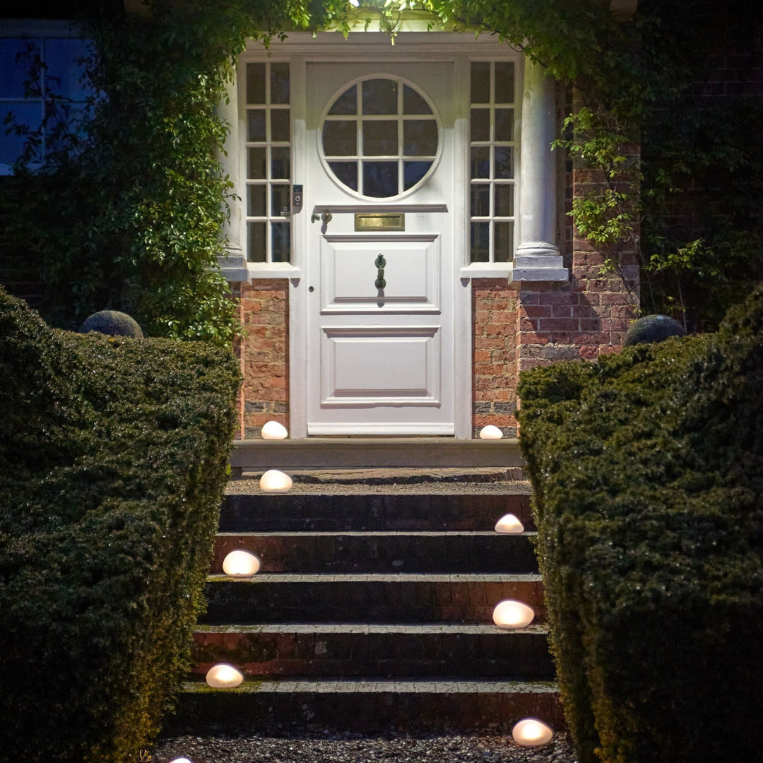 Solar Glas Pebble Light