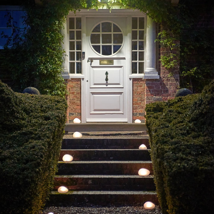 Solar Glas Pebble Light