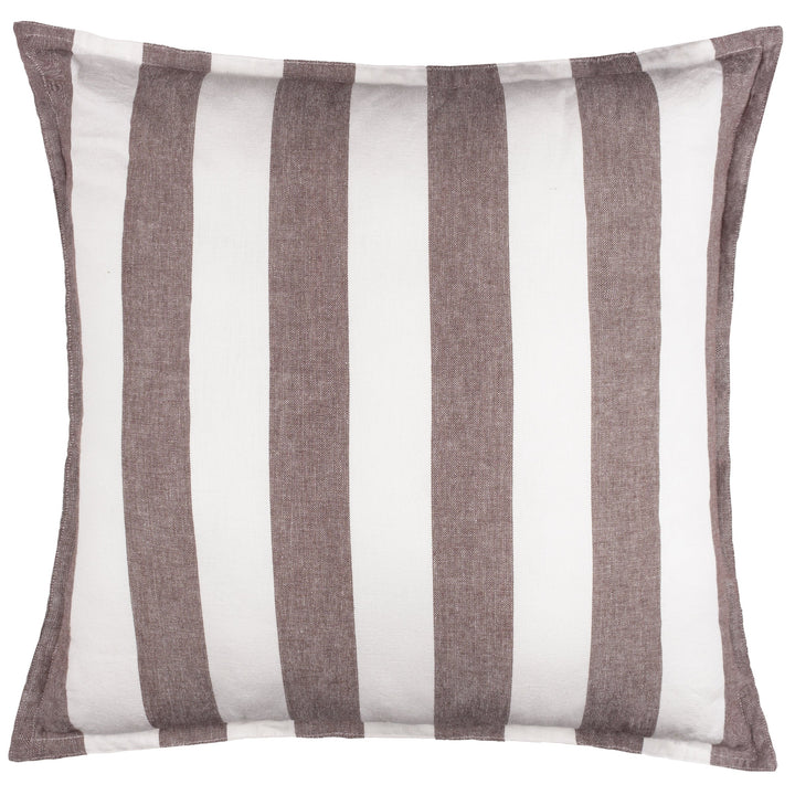 Hayle 100% Cotton Outdoor Cushion in Chocolate
