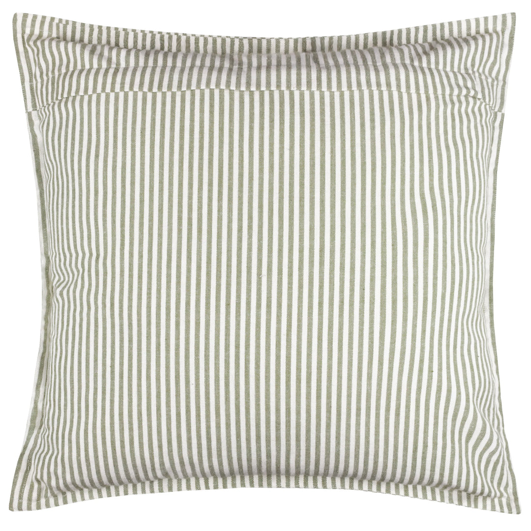 Hessle Stripe Outdoor Cushion in Eucalyptus