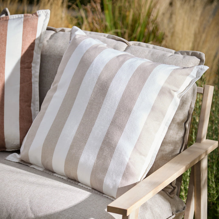 Hayle 100% Cotton Outdoor Cushion in Natural