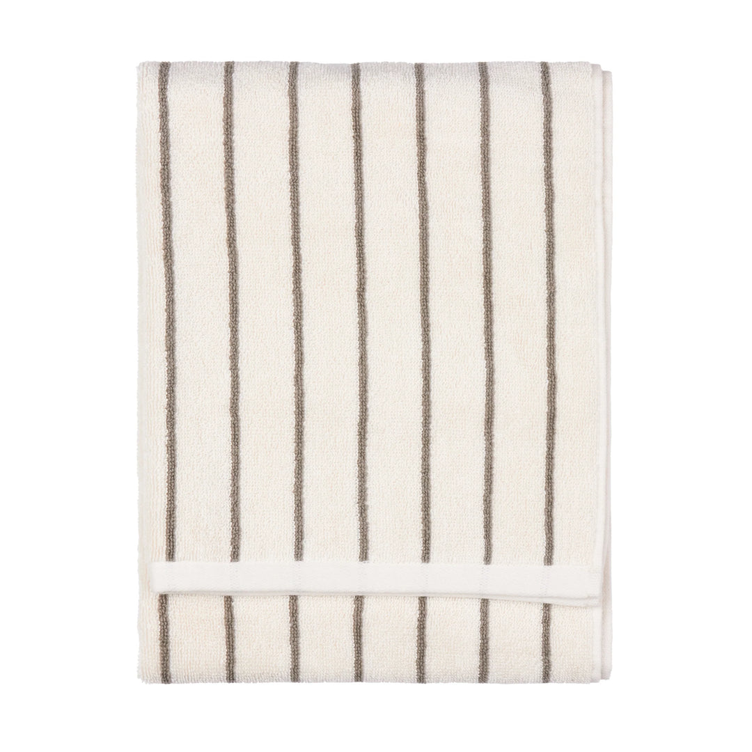 Yard Hebden Striped Towel in Mole