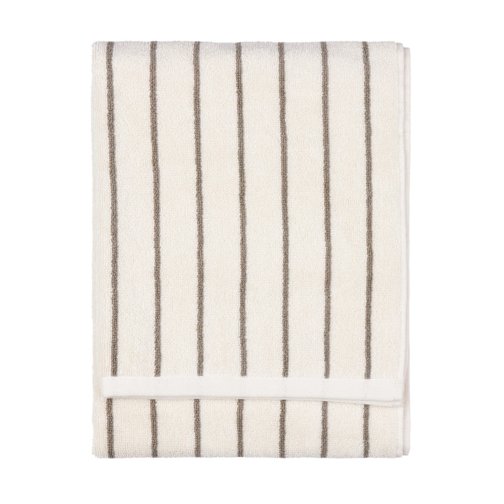 Yard Hebden Striped Towel in Mole