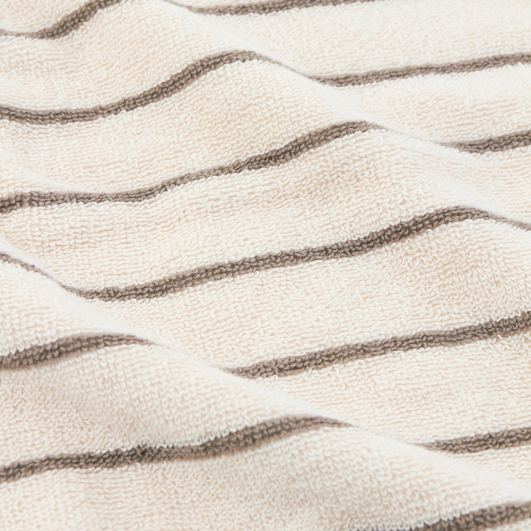 Yard Hebden Striped Towel in Mole