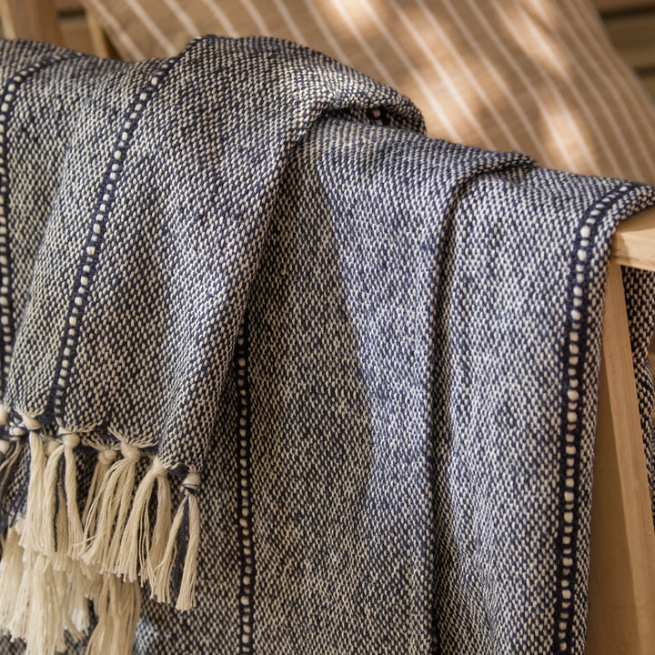 Yard Hebden Outdoor Throw in Navy