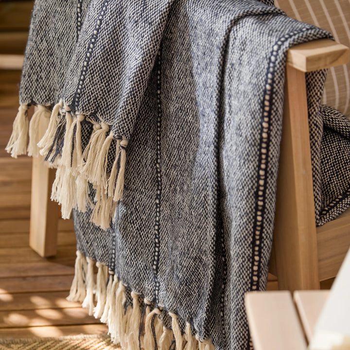 Yard Hebden Outdoor Throw in Navy