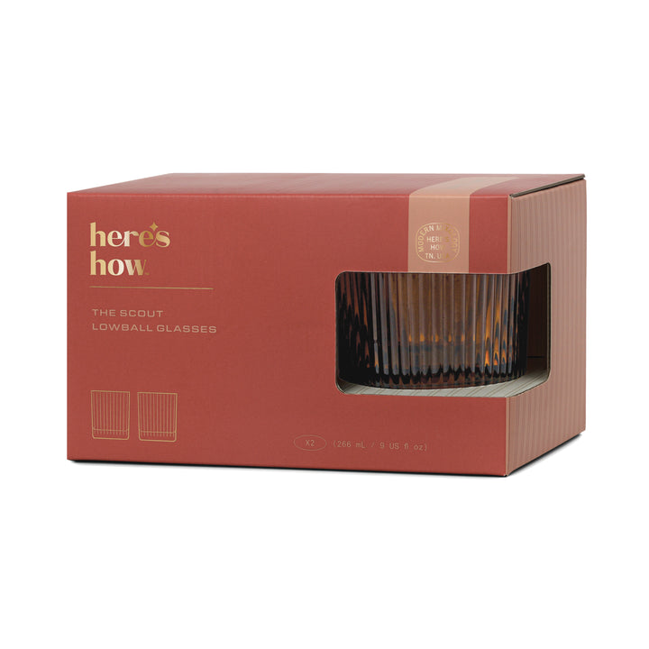 The Scout Lowball Glass Set of 2