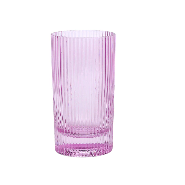 The Stella Highball Glass Set of 2 Lilac
