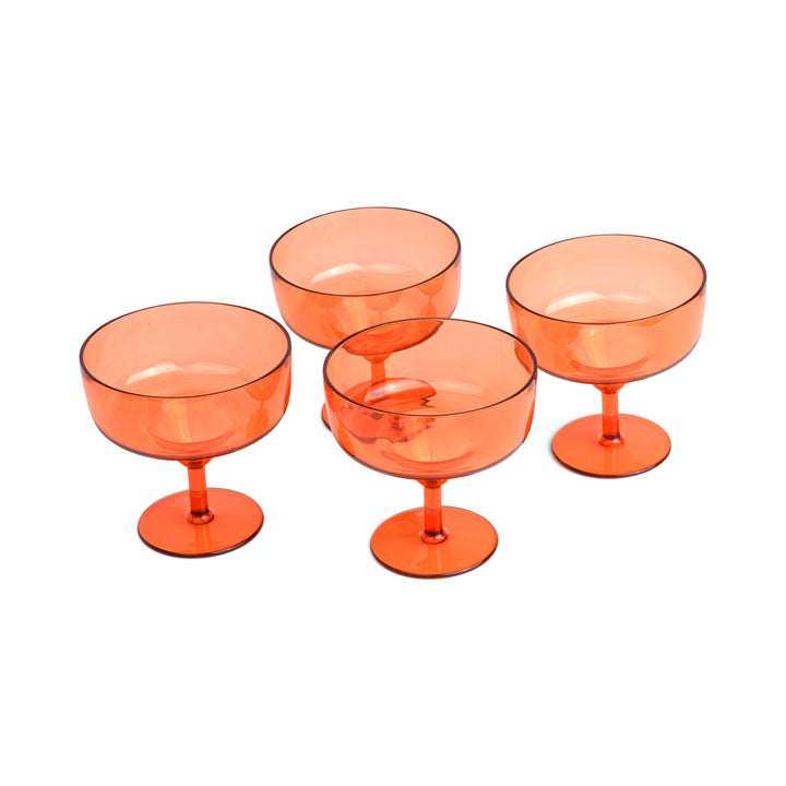 The Rue Margarita Acrylic Glasses Set of 4