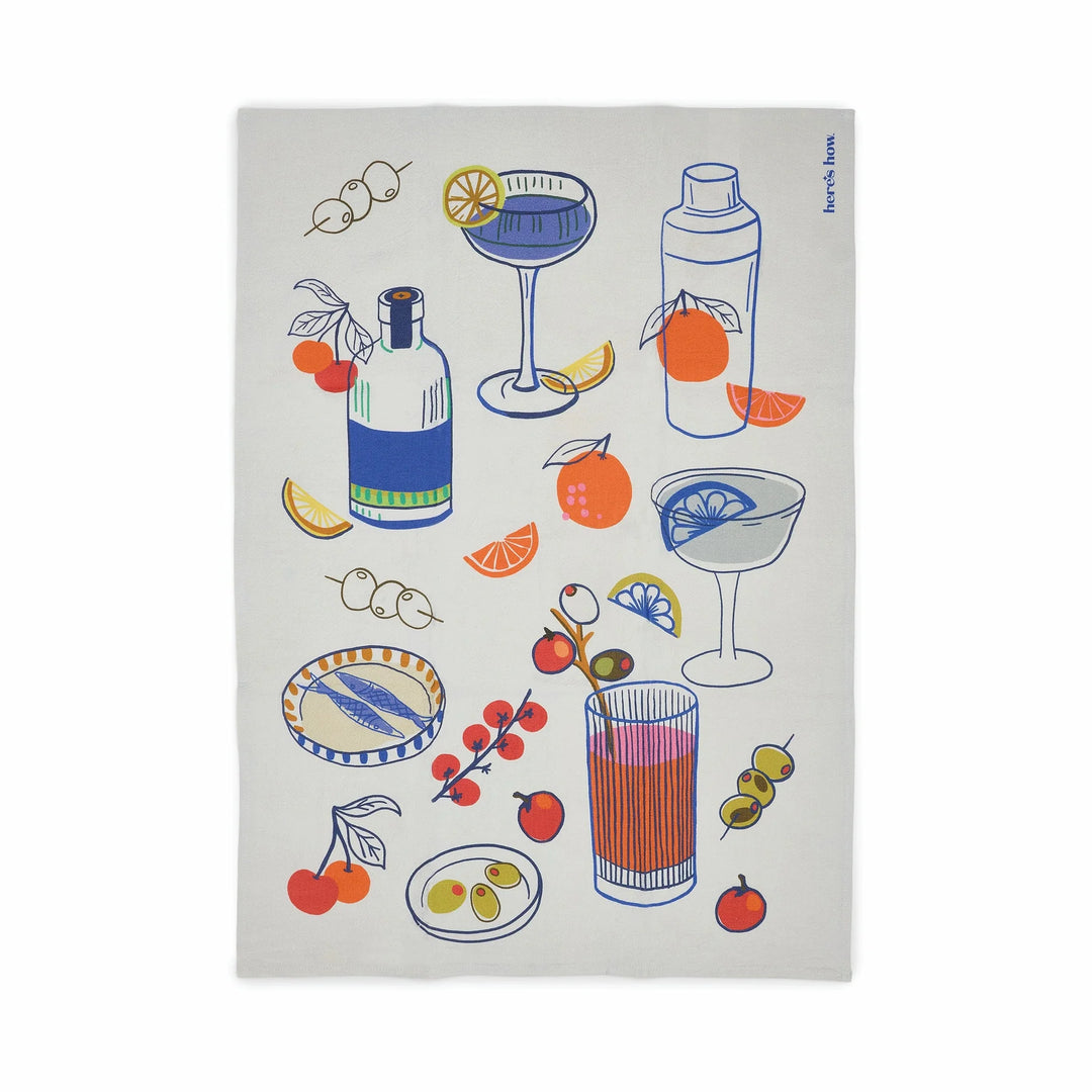 The Emmy Tea Towel Cocktails