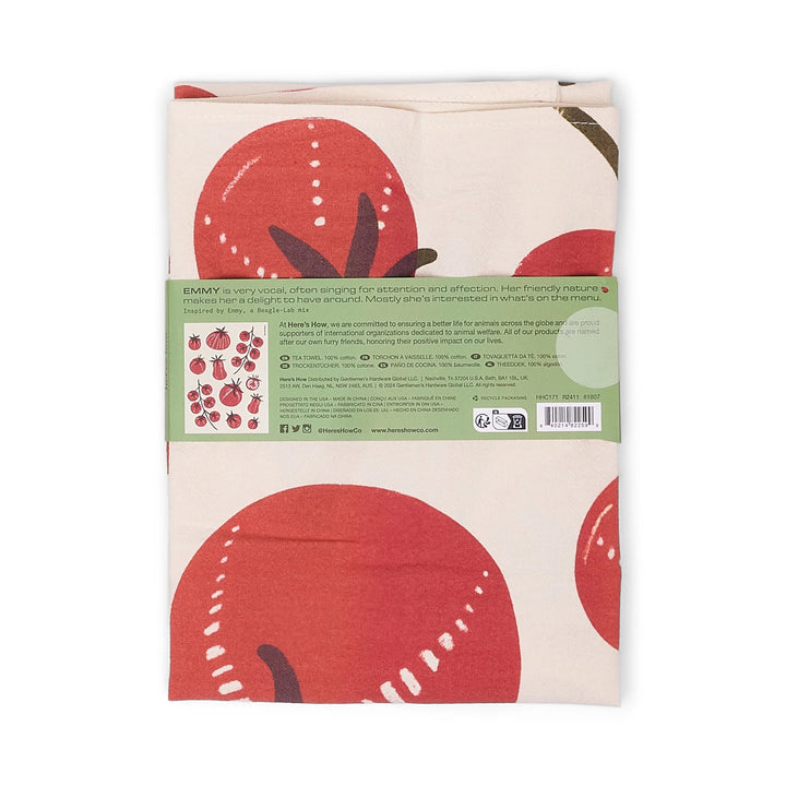 The Emmy Tea Towel Tomatoes