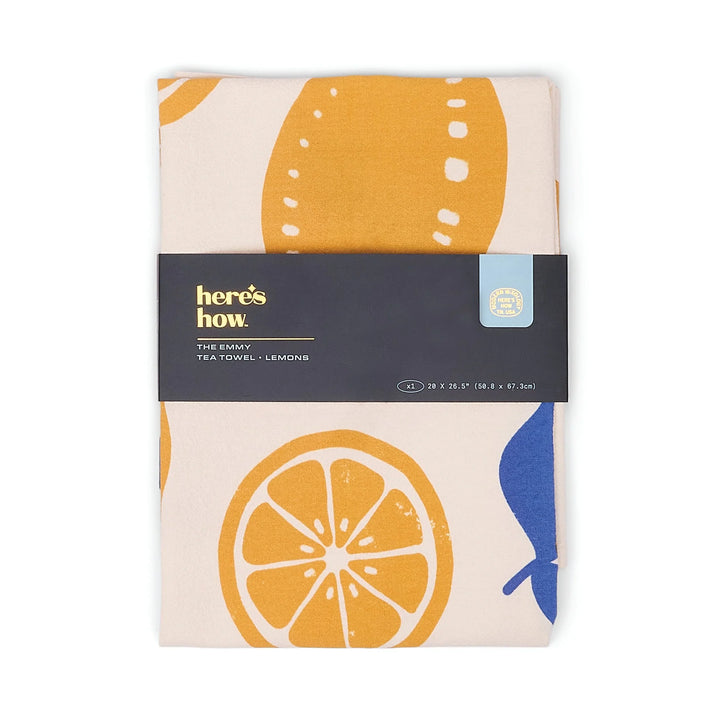 The Emmy Tea Towel Lemons