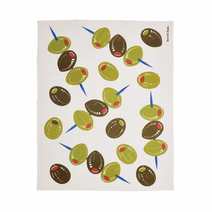 The Emmy Tea Towel Olives