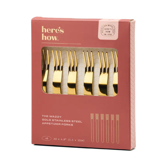 The Wazzy Appetizer Forks