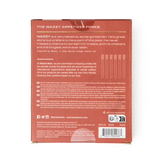 The Wazzy Appetizer Forks