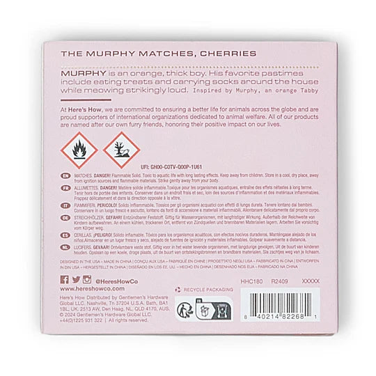 The Murphy Matches Cherries