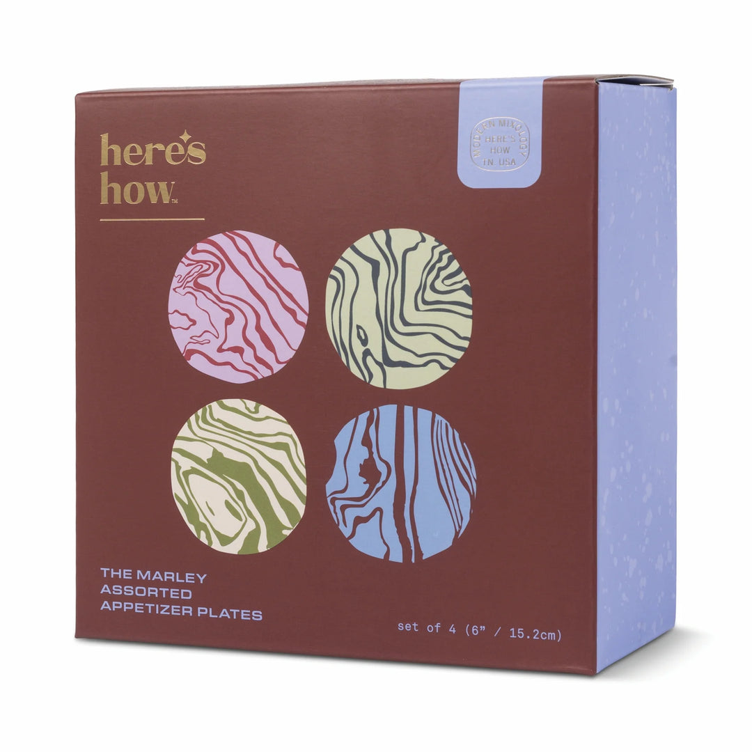 The Marley Appetiser Plates Set of 4 Contour