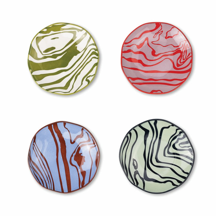 The Marley Appetiser Plates Set of 4 Contour
