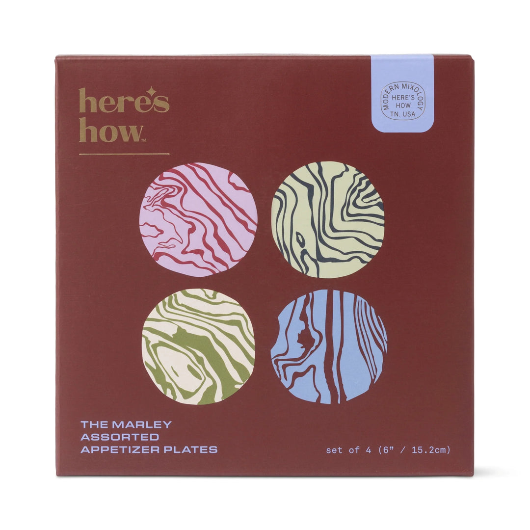 The Marley Appetiser Plates Set of 4 Contour