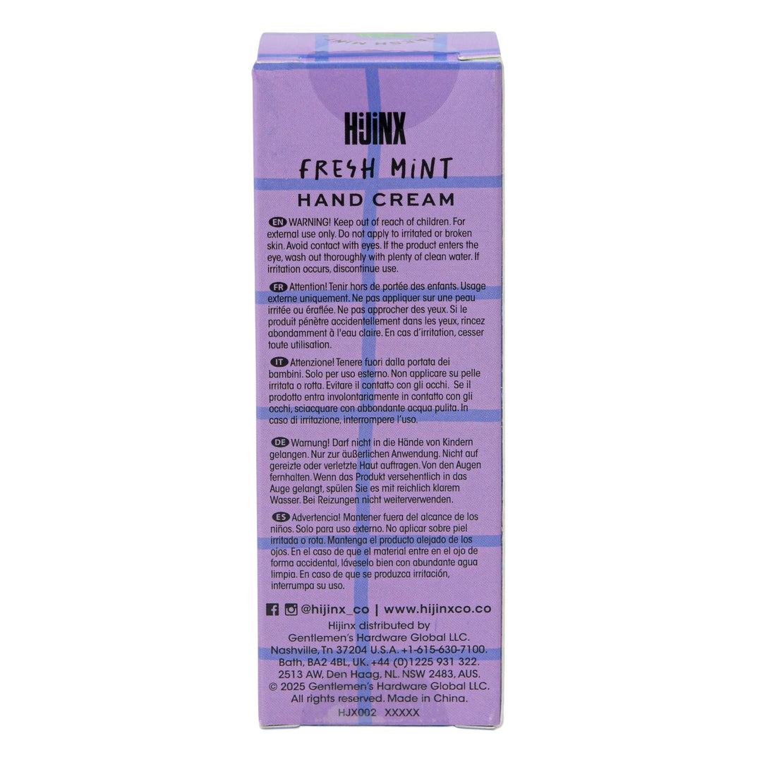 Hijinx Fresh Mint Hand Cream