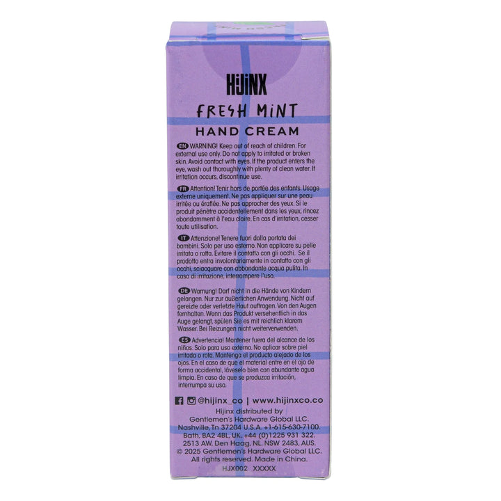 Hijinx Fresh Mint Hand Cream