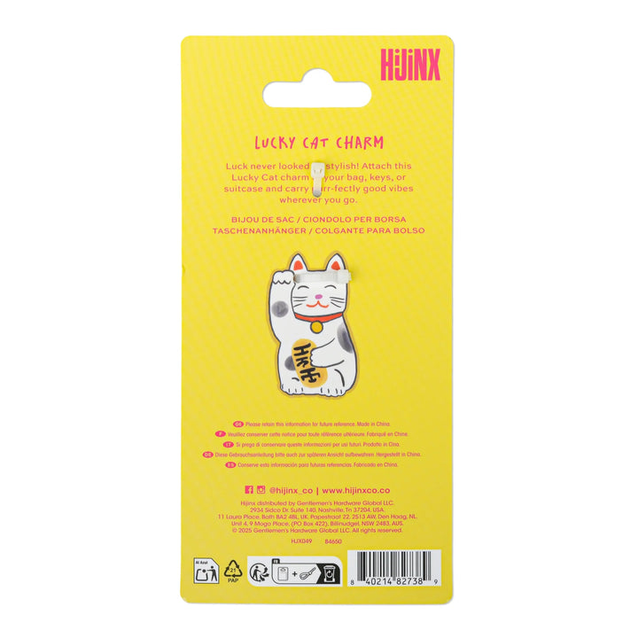 Hijinx Lucky Cat Bag Charm