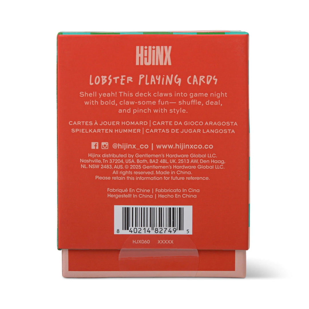 Hijinx Lobster Playing Cards