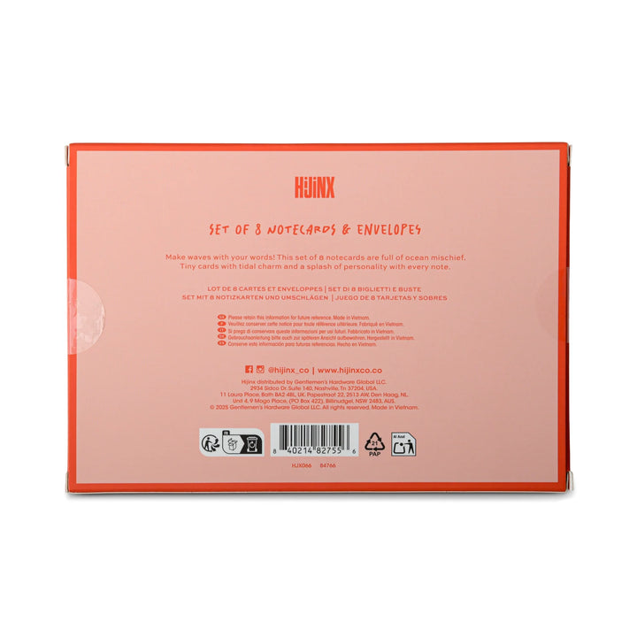 Hijinx Set of 8 Ocean Notecards