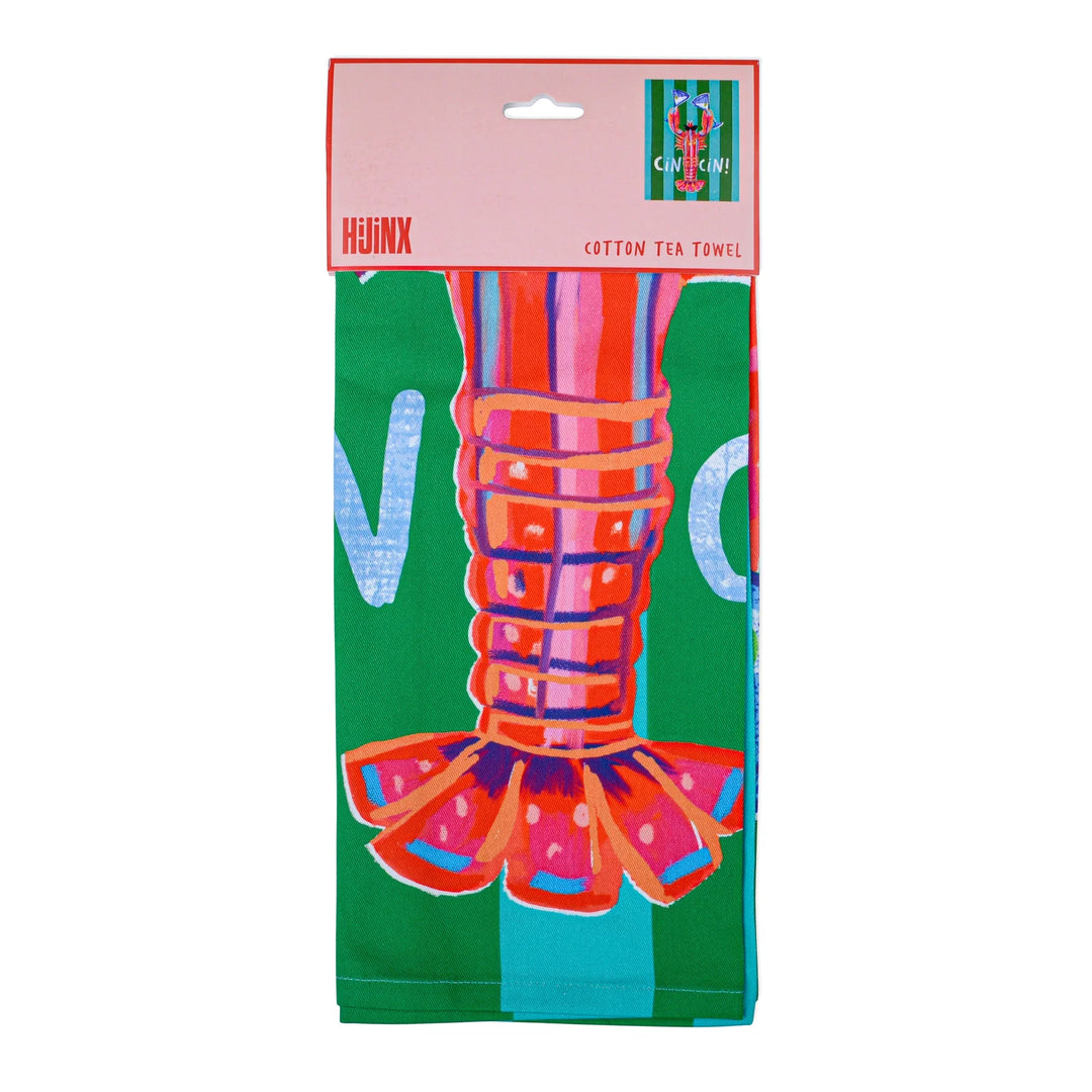 Hijinx Cin Cin Lobster Tea Towel