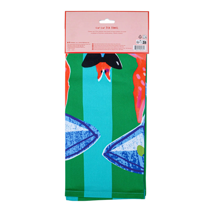 Hijinx Cin Cin Lobster Tea Towel