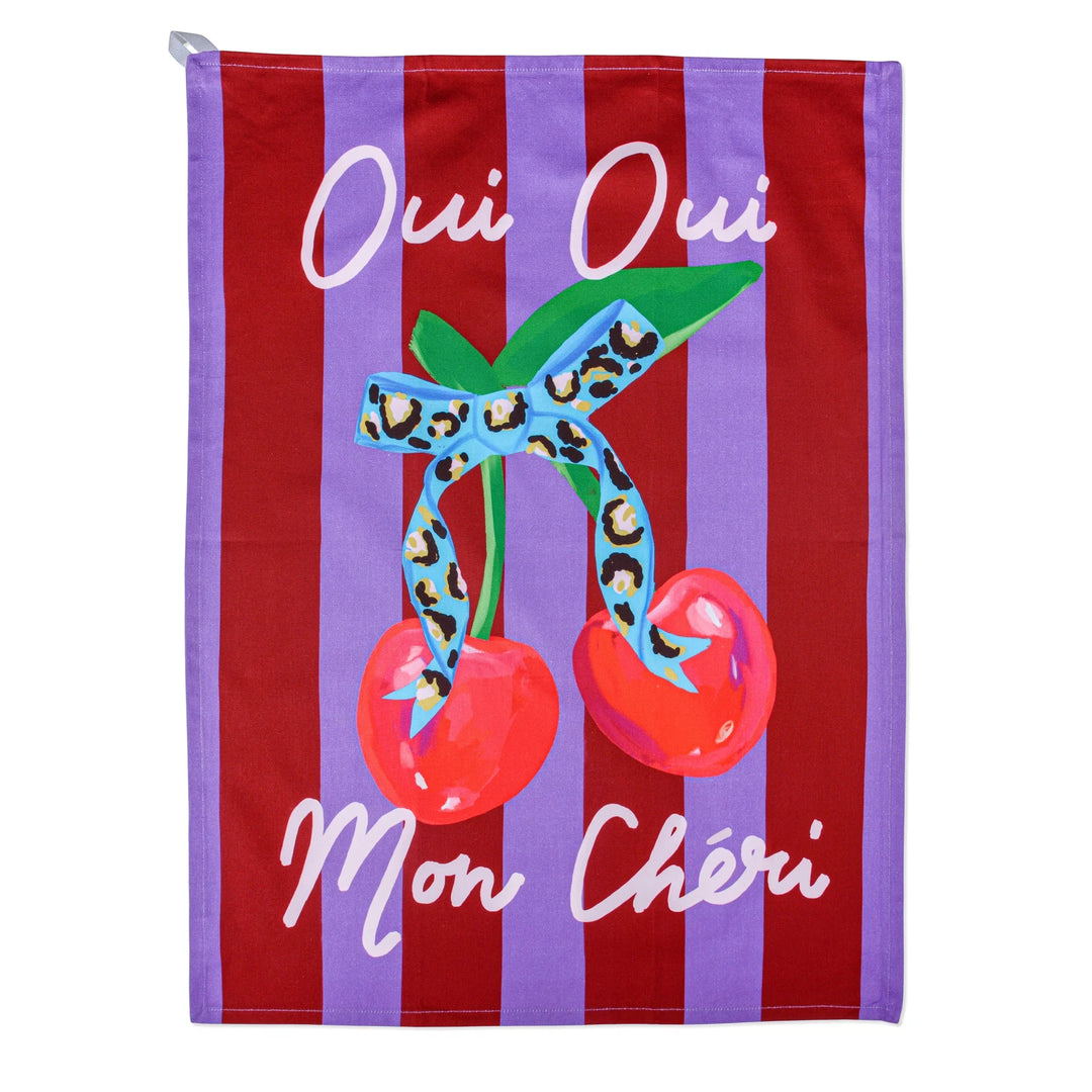 Hijinx Oui Oui Mon Cheri Tea Towel