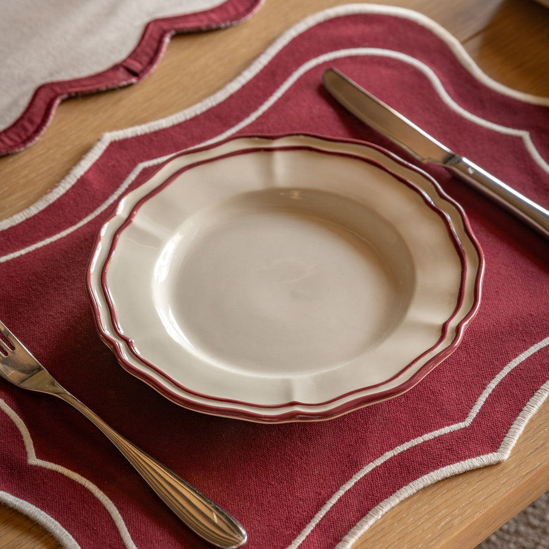 Set of 4 Heritage Scallop Side Plates