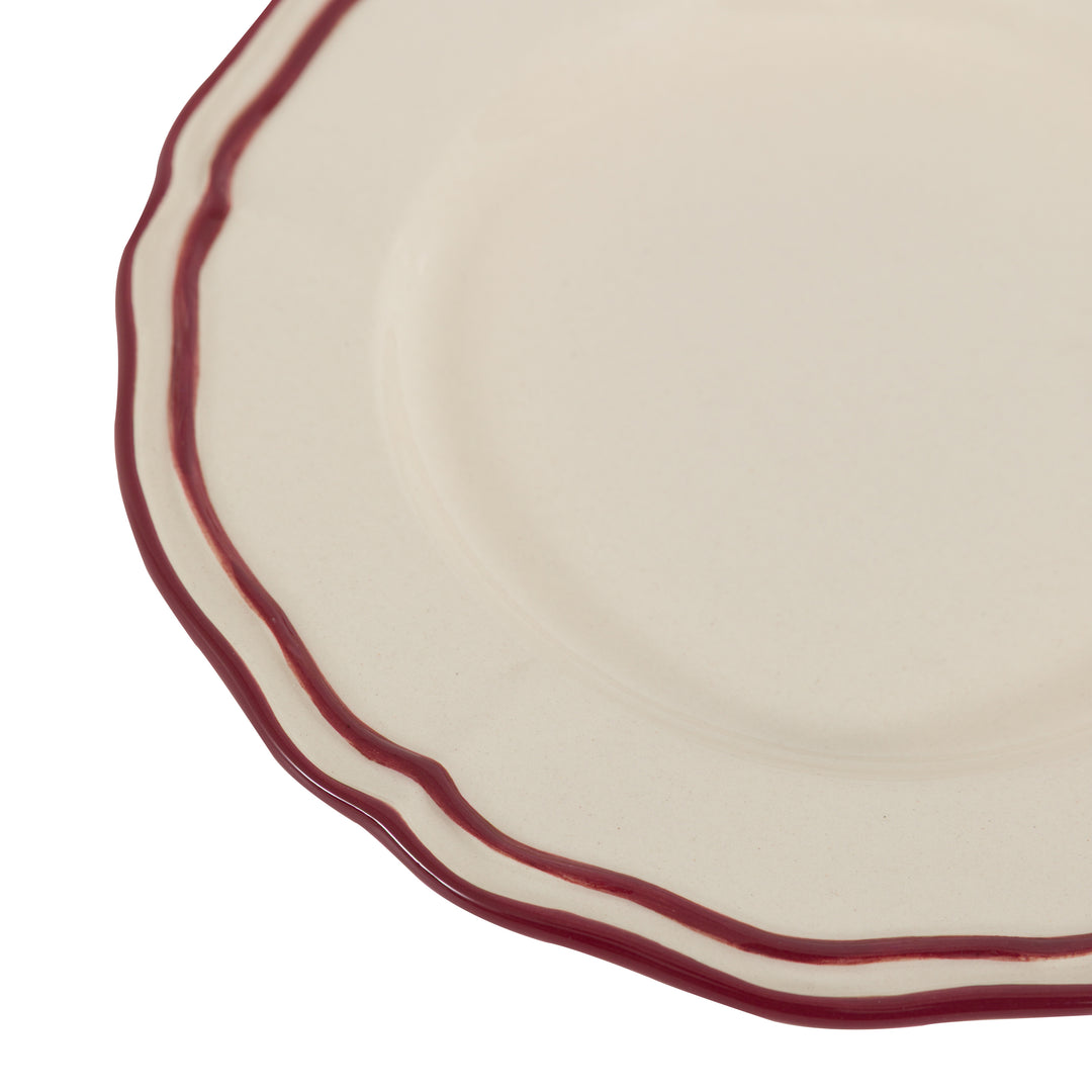 Set of 4 Heritage Scallop Side Plates