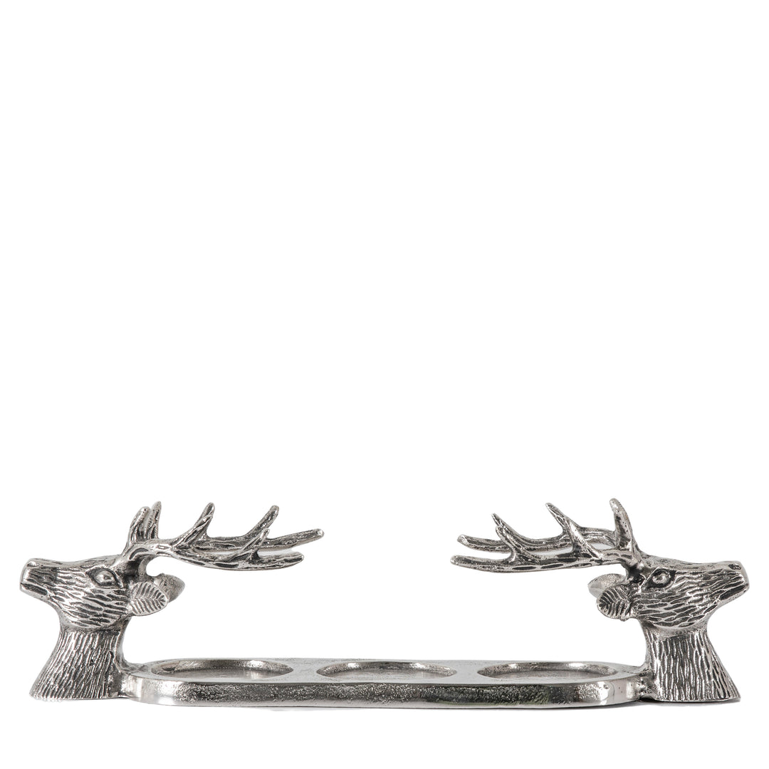 Stag Candleholder Aluminium