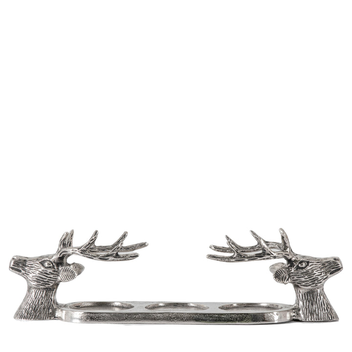 Stag Candleholder Aluminium