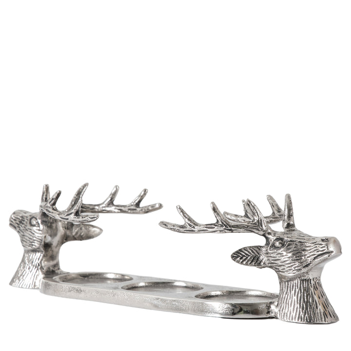 Stag Candleholder Aluminium