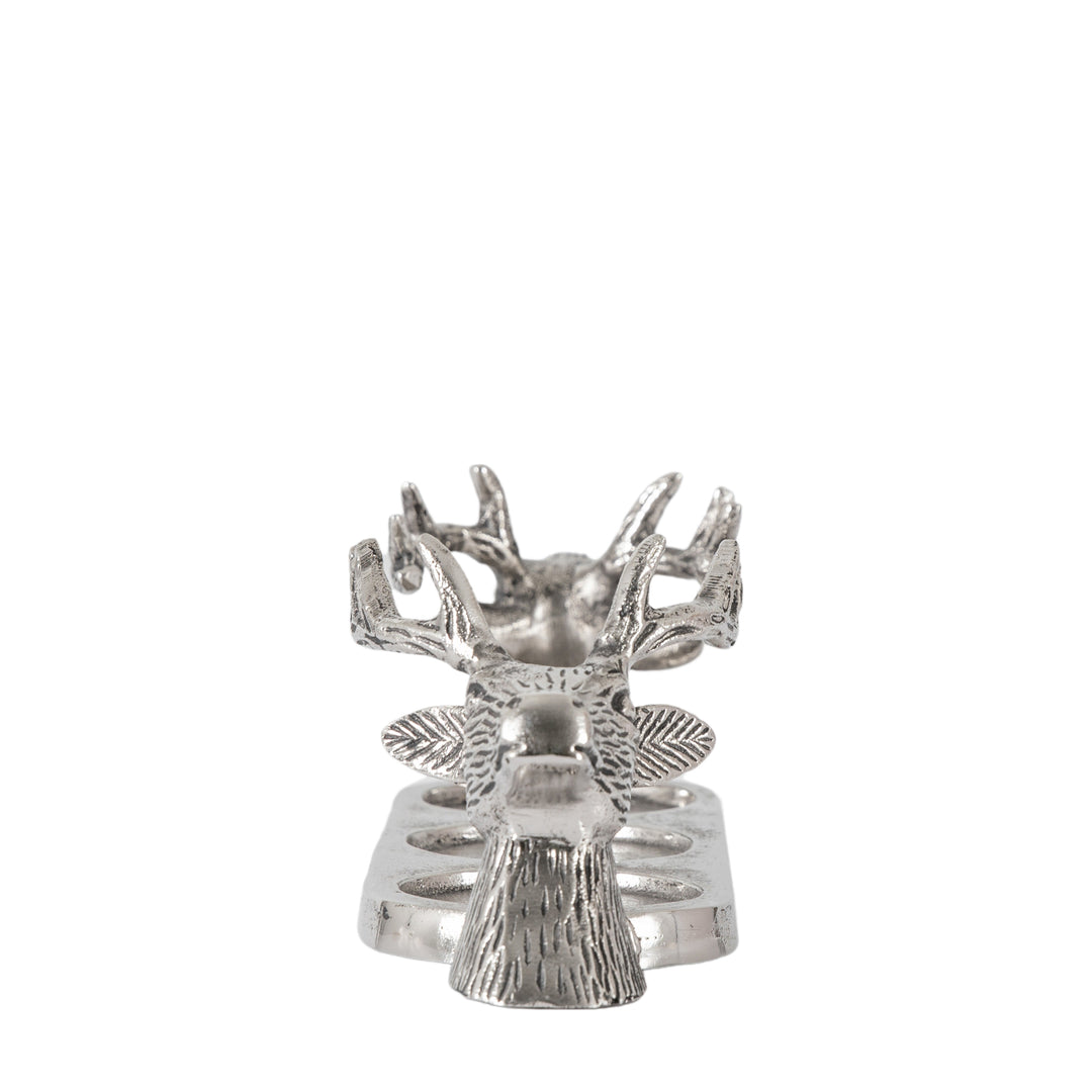 Stag Candleholder Aluminium