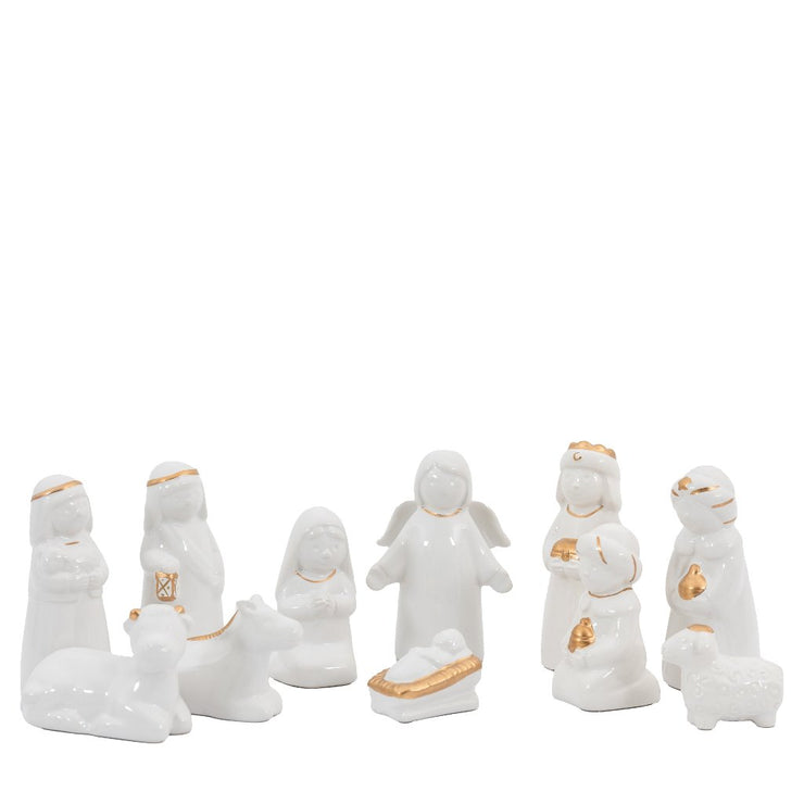 Porcelain Nativity Set