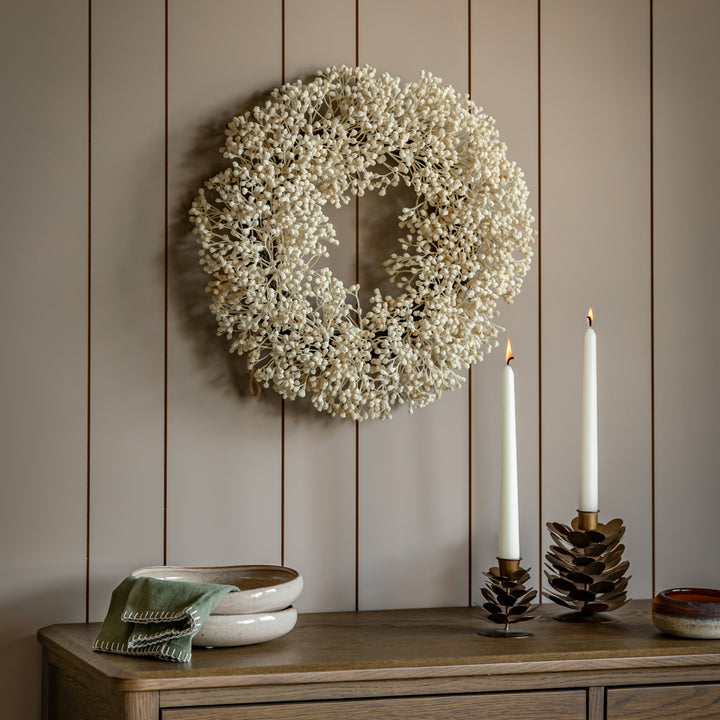 Natural Gypsophila Wreath
