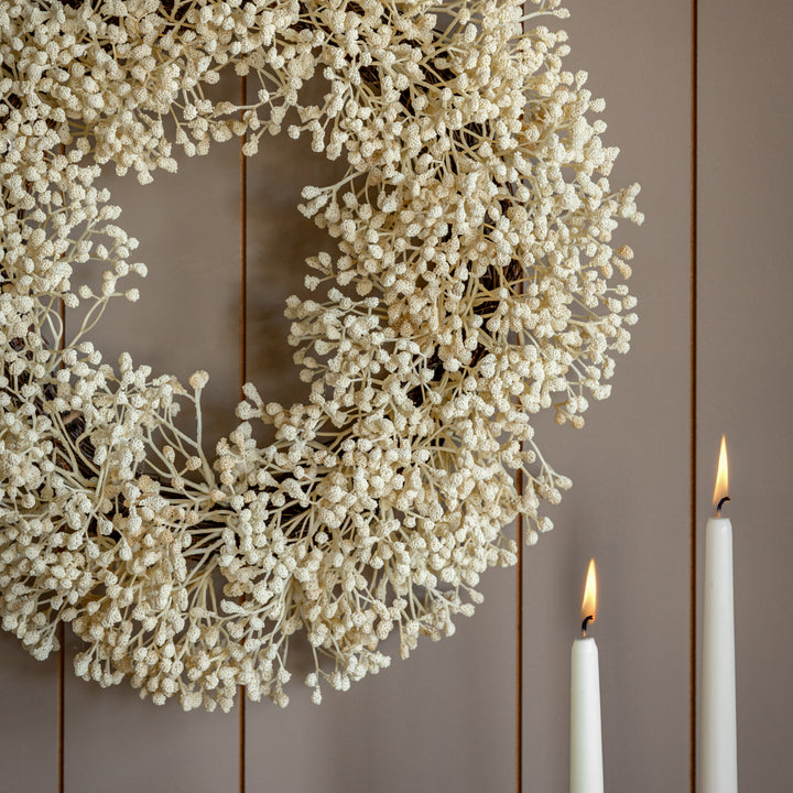 Natural Gypsophila Wreath