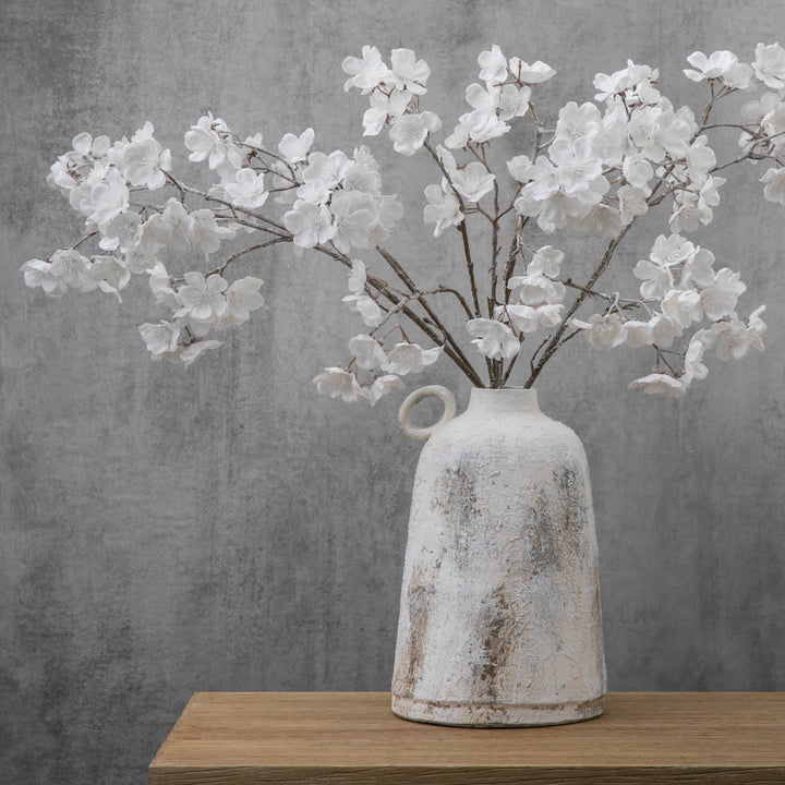 Mori Bottle Vase Whitestone Small