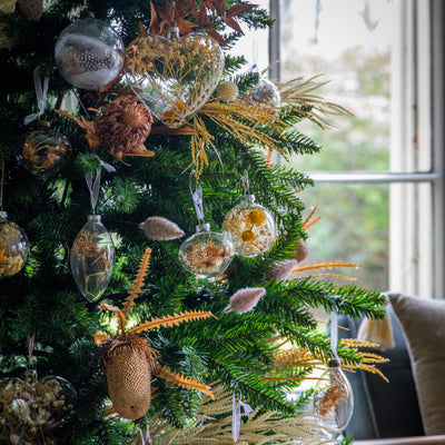 Flora Baubles Bronze Set of 3