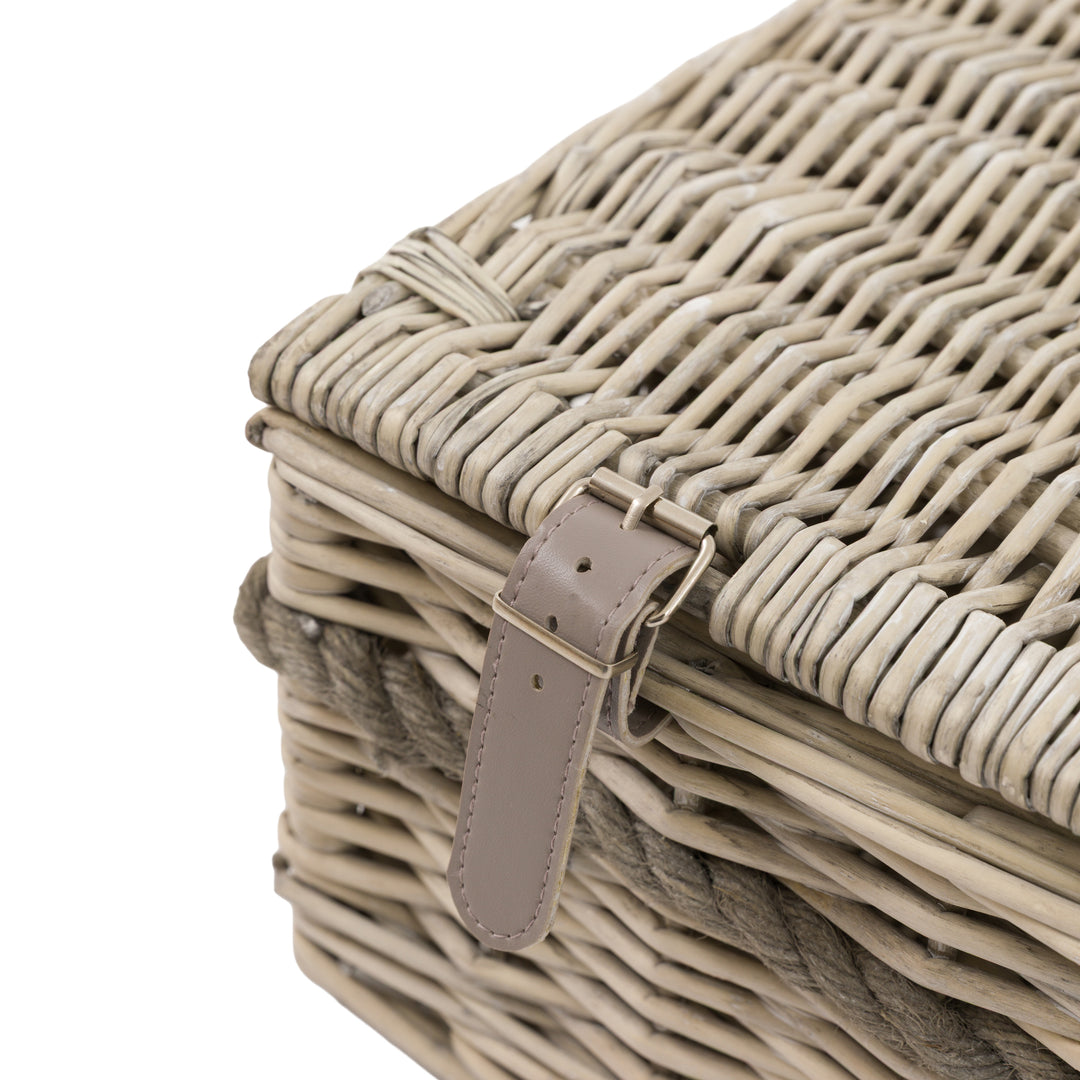 Rivra Lidded Baskets In Natural Set of 2