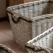 Aspen Woven Log Basket In Natural Set of 3