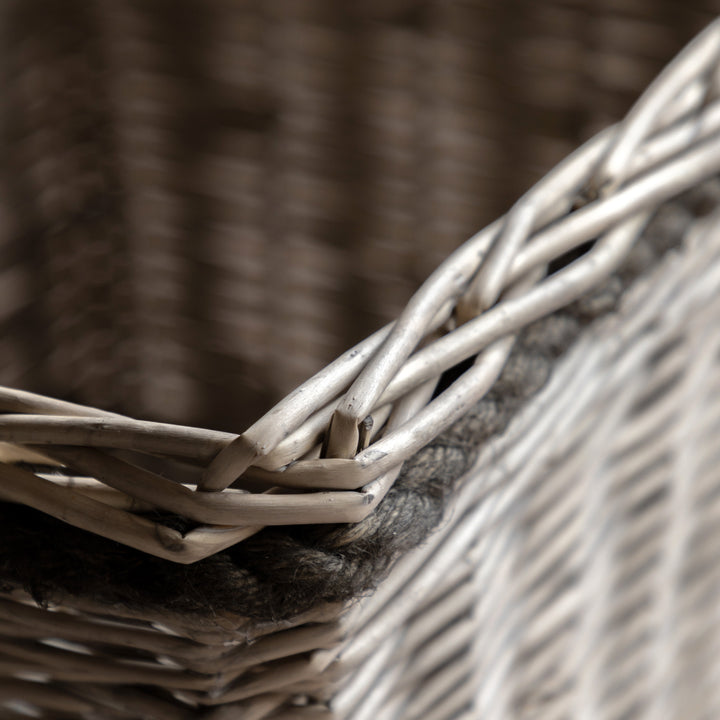 Aspen Woven Log Basket In Natural Set of 3